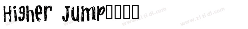 Higher Jump字体转换